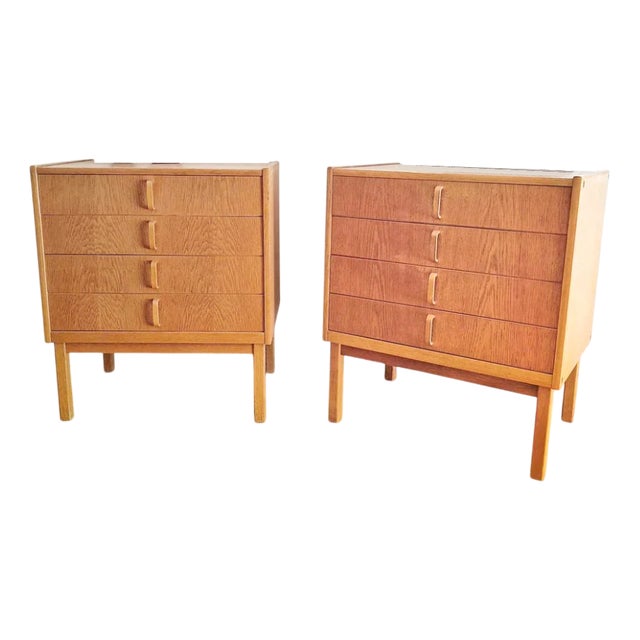Vintage Swedish Chests of Drawers by Bertil Fridhagen for Bodafors, 1960s, Set of 2 For Sale