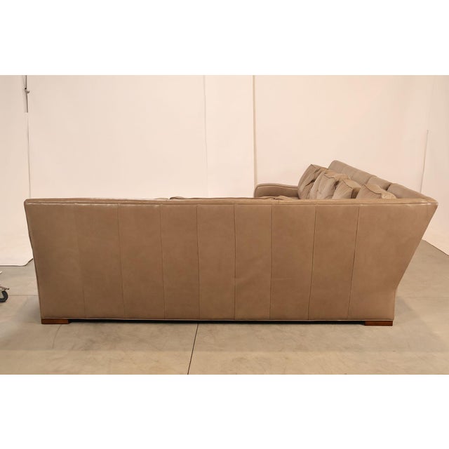 Century Furniture Leather Sectional Sofa For Sale - Image 17 of 18