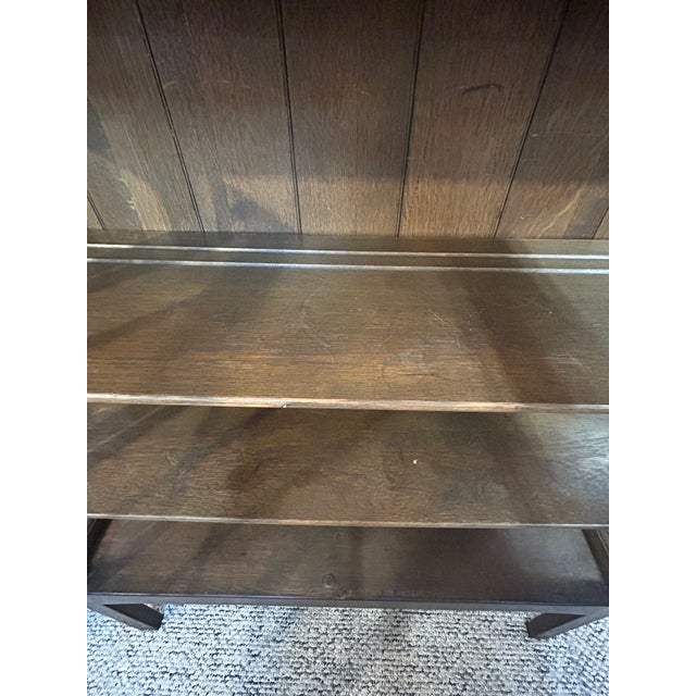 1940s Mission Style Vintage Display Cabinet For Sale - Image 5 of 11