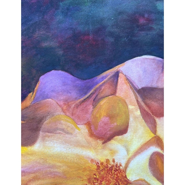 1980s Floral Watercolor Still Life, Signed by Florence Strauss For Sale In Los Angeles - Image 6 of 14