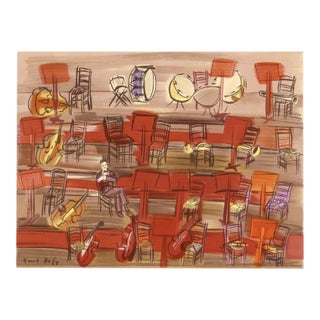 1965 Raoul Dufy Lithograph 14 L’Entracte For Sale