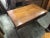 Directoire Style Oak & Iron Writing Desk For Sale - Image 9 of 10