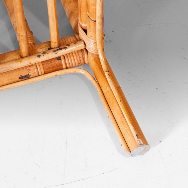 Wood Italian Riviera Modern Bamboo and Rattan Sofa in the style of Vivai del Sud Style, 1970s For Sale - Image 7 of 18