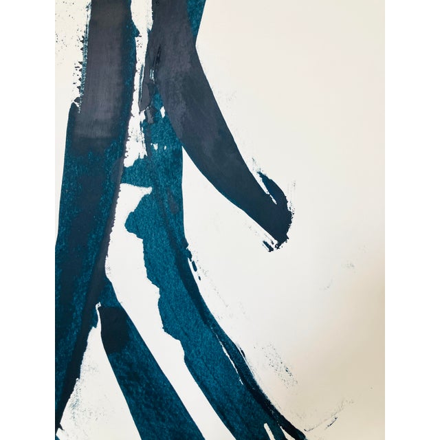 Color Study in Navy #12 Contemporary Abstract Acrylic Painting For Sale In Boston - Image 6 of 6
