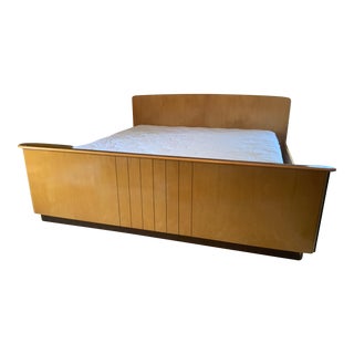 1950s Mid Century Modern King Bed For Sale