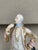 Pair of French Porcelain Figures Circa 1850. 18th Century man and woman ( Louis XVI period ) H / 10.5 inches,