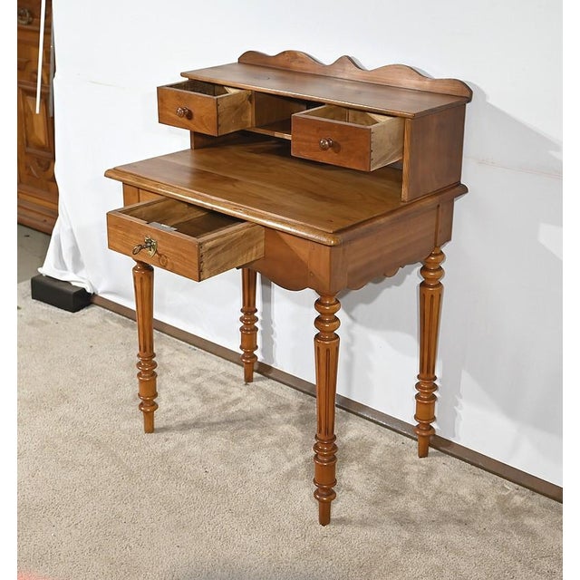 Small Louis Philippe Style Secretary, Late 19th Century For Sale - Image 4 of 18