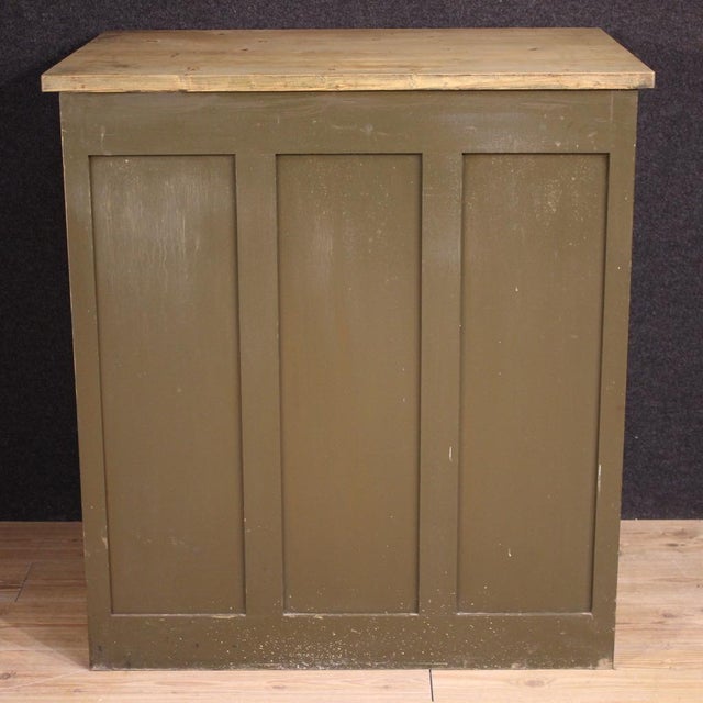 20th Century Woodcut Workshop Chest of Drawers in Lacquered Wood, 1930s For Sale - Image 6 of 13