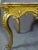 Golden Wooden Console Table with Mirrow For Sale - Image 6 of 13