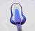 Vintage blue vase realized in the 70s by a European manufacture. 27,5 x 7,5 x 7,5 cm. Very Good condition