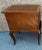 Vintage French Style Wood/Parquet Inlaid Three Drawer Chest W/Brass Ormolu For Sale - Image 9 of 10
