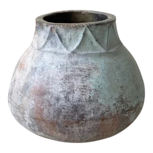 Vintage Colombian Hand Made Clay Water Jug/Container