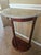 Neoclassical Wood and Marble Demilune Console Table For Sale - Image 3 of 8