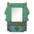 Vintage Indian Hanging Wall Mirror For Sale