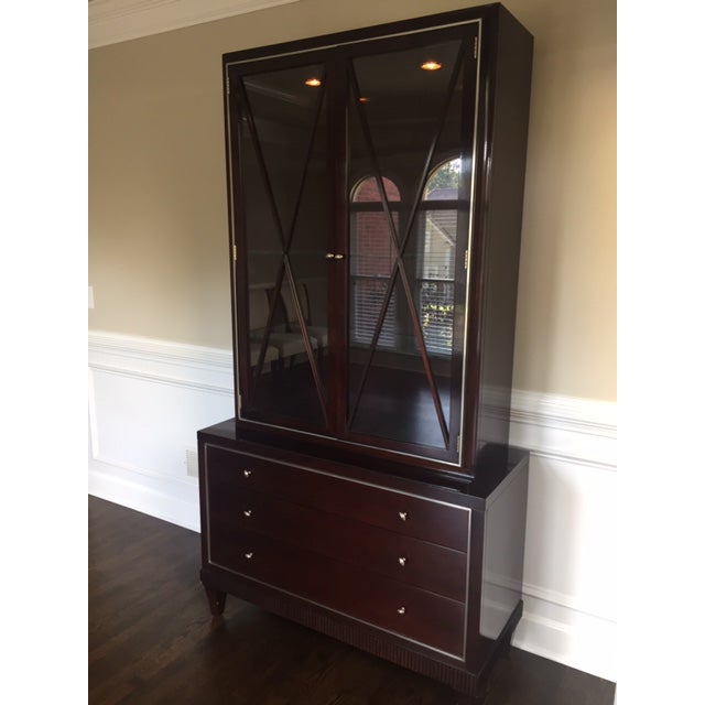 Baker "Barbara Barry Collection" Glass Front Cabinet ...
