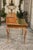 Wood French 1800s Louis XV Style Walnut Desk with Green Leather and Lifting Panel For Sale - Image 7 of 11