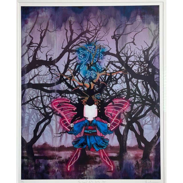 "The Legend of Koukuu Moon," is a rare limited edition hand signed artwork, edition 46 of 50 from year 2011 by the British...