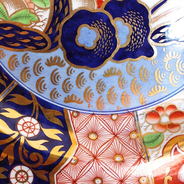 Pair of Early Spode Imari “Rock and Tree” or “Money Tree” Pattern Plates For Sale - Image 10 of 14