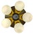 Mid-Century Space Age Sputnik Flush Mount, 1970s For Sale - Image 17 of 17