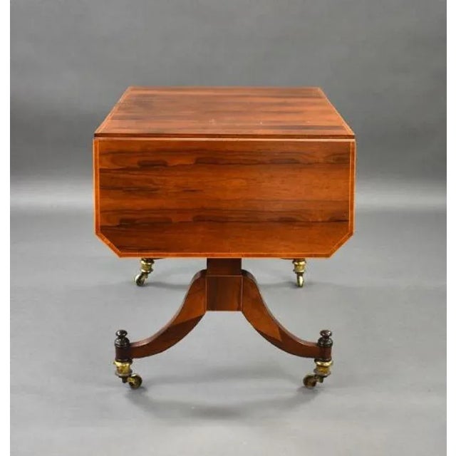 Early 19th Century Regency Rosewood Side Table, 1820s For Sale - Image 5 of 12