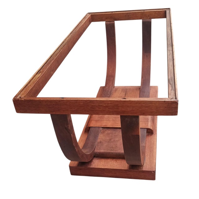 Sienna Elevate Your Living Space With a True Masterpiece of 1920s Art Deco Design Mahogany Coffee Table. For Sale - Image 8 of 10