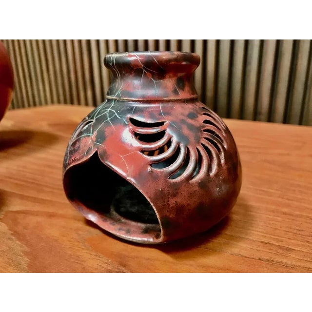 German Glazed Ceramic Set from Schellbach Pottery, 1960s, Set of 4 For Sale - Image 9 of 16