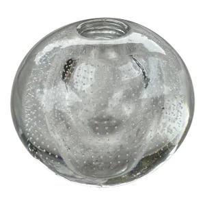 A.d. Copier for Leerdam Clear Glass Spijkervaas Vase With Control Bubbles G9354