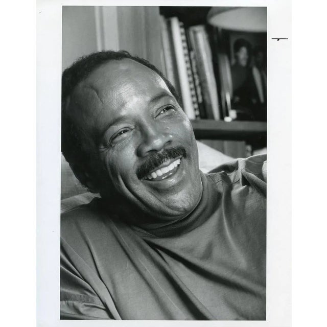 Quincy Jones by Arny Freitag - Vintage B/w Photo - 1960s 1960s For Sale