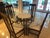 Set of four Stickley Mackintosh Side Chairs in cherry wood, purchased new in January 2007. From the Stickley Highlands...