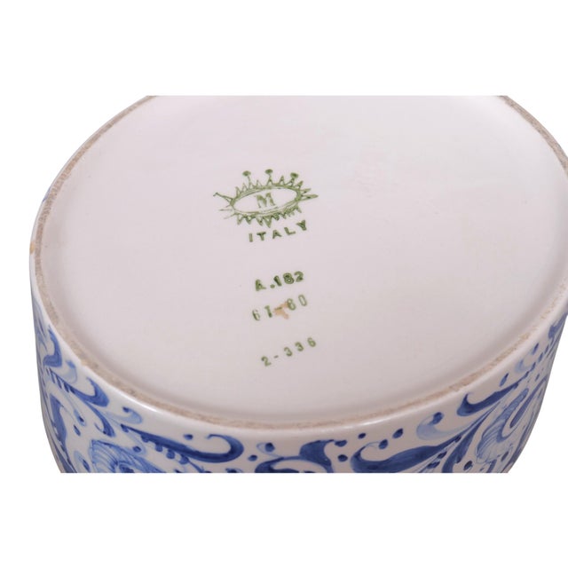 Mancioli Italian Ceramic Kitchen Cannisters, Set of 3 For Sale - Image 9 of 9