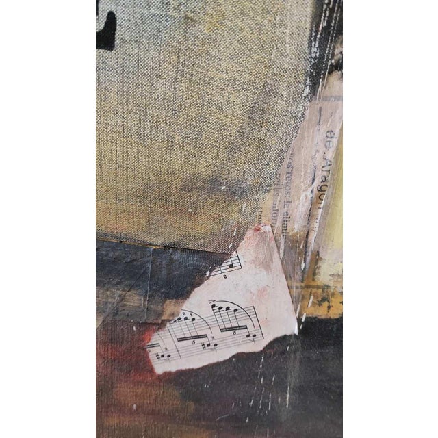 After Roberto Greco, Broken Brush, Mixed Media on Canvas, Framed For Sale - Image 8 of 16