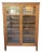 Antique Arts & Crafts Mission Oak China or Display Cabinet For Sale