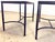 Metal Mid Century Modern Wrought Iron & Milk Glass Small Side Tables—a Pair For Sale - Image 7 of 12