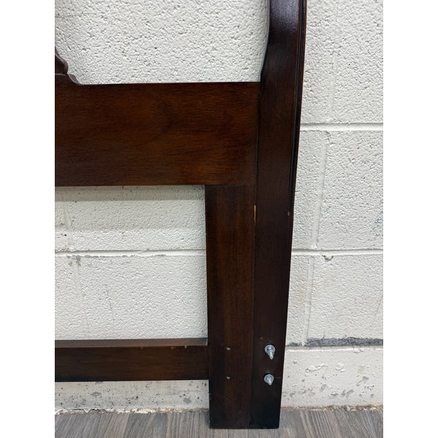 Brown Vintage Queen Size Drexel Heritage 18th Century Classics Headboard For Sale - Image 8 of 11