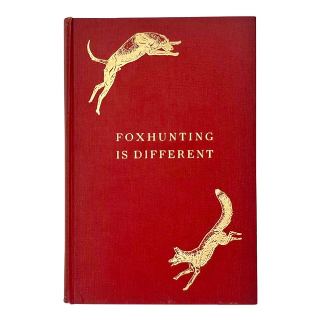 Signed Foxhunting Is Different by Samuel J Henry 1938 Book For Sale