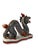 Red Vintage Gump's Chinese Porcelain Dragon Figurine With Gold Accents For Sale - Image 8 of 9