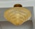 1970s Murano Gold Rugiadoso Glass Semi Flush Mount Ceiling Light For Sale - Image 5 of 17