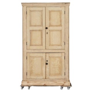 English Pine Housekeepers Cupboard, 1880 For Sale