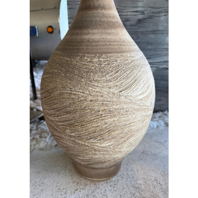 A beautiful pottery lamp by Lee Rosen for Design Technics. The lamp is a lovely earthy tonal palette. Three lamp has been...