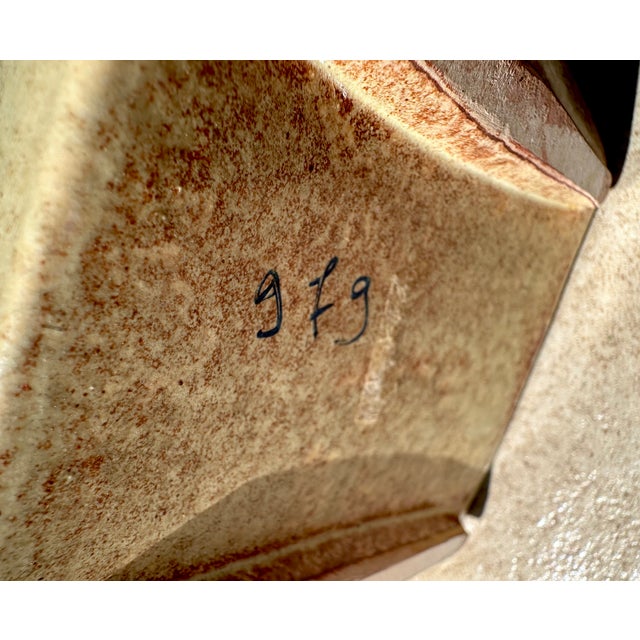 Large Sculptural Ceramic Art Vase by Roberto Rigon for Bertoncello, 1960s For Sale - Image 12 of 13