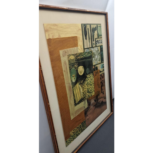 Attributed to Norma Spitzbart | Mid-Century Modern Mixed-Media Collage | Nyu & American University Provenance | C. 1965–1968 For Sale - Image 10 of 17