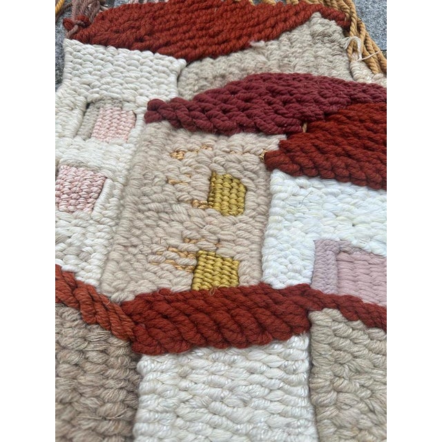Modern Mid-Century Brutalist Macrame Tapestry, 1950s For Sale - Image 3 of 18