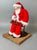 Vintage American Folk Art Santa Claus Toymaker Christmas Sculpture With Train For Sale - Image 4 of 12