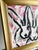 Bunny Hop Acrylic Painting: Original Framed Art, Victorian Gold by Tatiana Duperault For Sale - Image 4 of 5