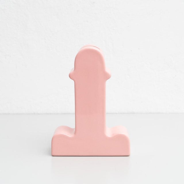 Pink Ceramic Shiva Flower Vase by Ettore Sottsass for BD Barcelona, 2015 For Sale - Image 3 of 18