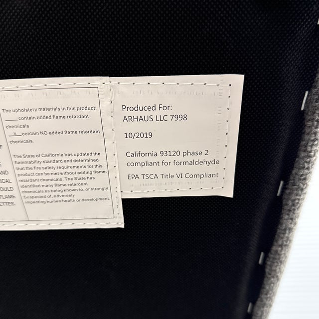 Arhaus Lunden Gray Bar Stools, a Pair For Sale - Image 12 of 12