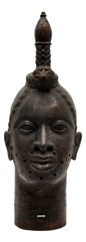 Oni Ifé Head, 20th Century, Bronze