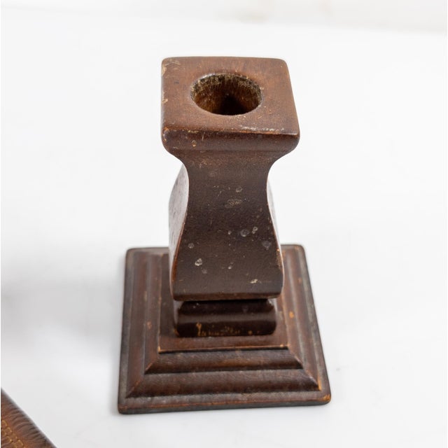 Early 20th Century Leather Western's Baseball Glove on Display Stand For Sale - Image 9 of 10