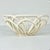 Ceramic Vintage Italian Arts & Crafts Boho Chic Handcrafted Open Weave Studio Pottery Serving Bowl, Ivory For Sale - Image 7 of 11
