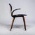 Wood Norman Cherner Style Sculpted Bent Plywood Armchair With Black Cushions For Sale - Image 7 of 13